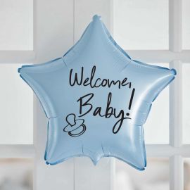 Шар-звезда "Welcome baby"