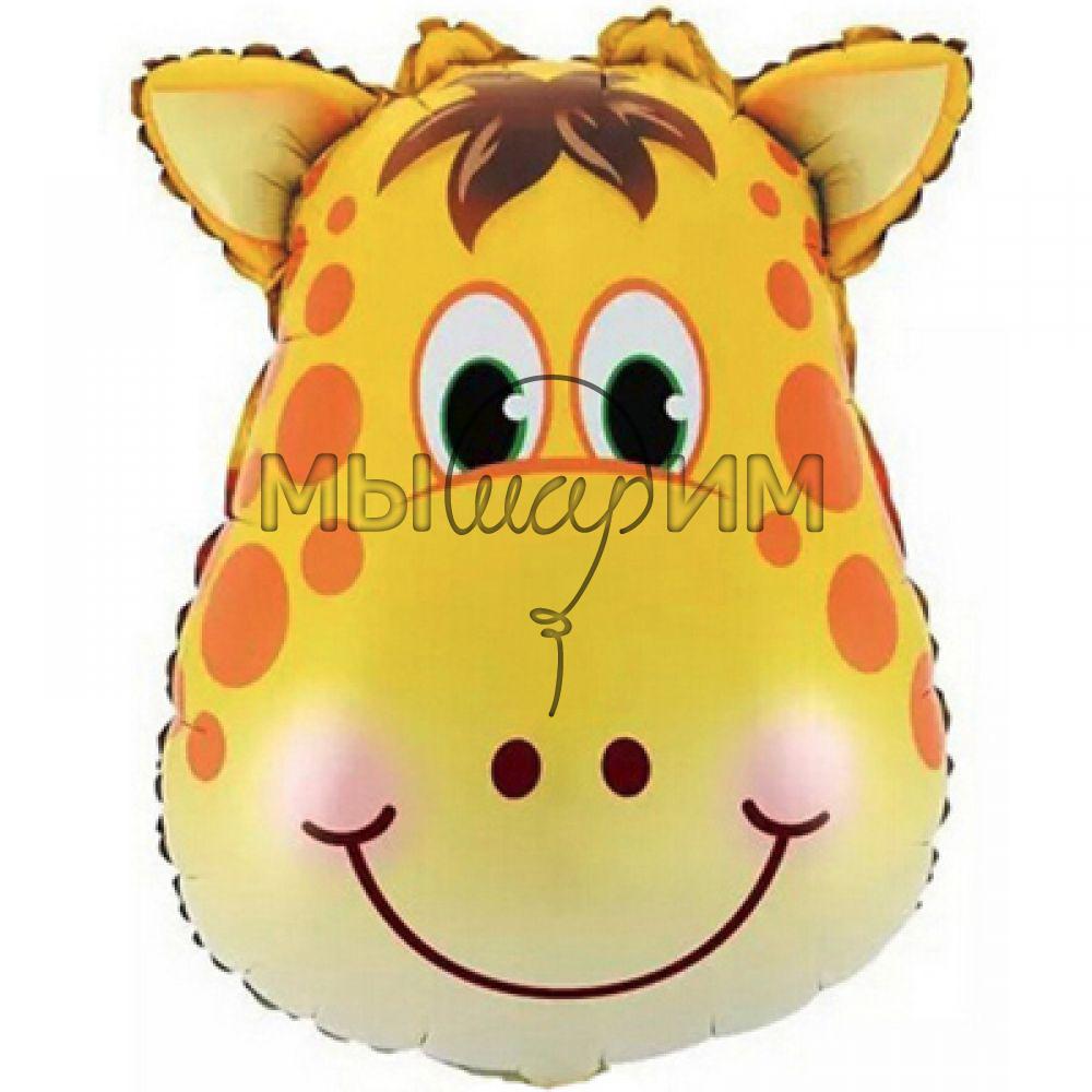 Фольгированный шар Жираф (голова)