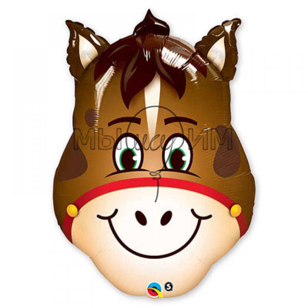 Фольгированный шар Лошадь (голова)