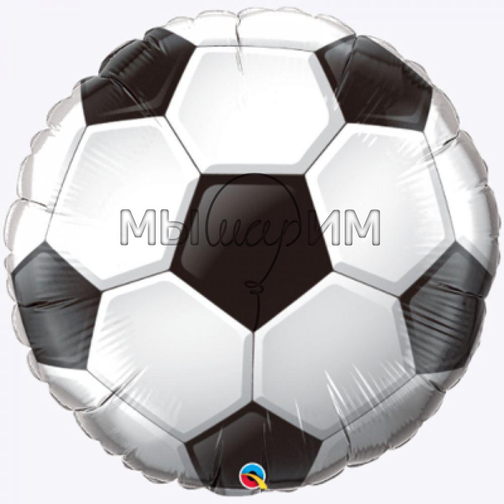 Фольгированный шар Круг 36" Мяч футбольный