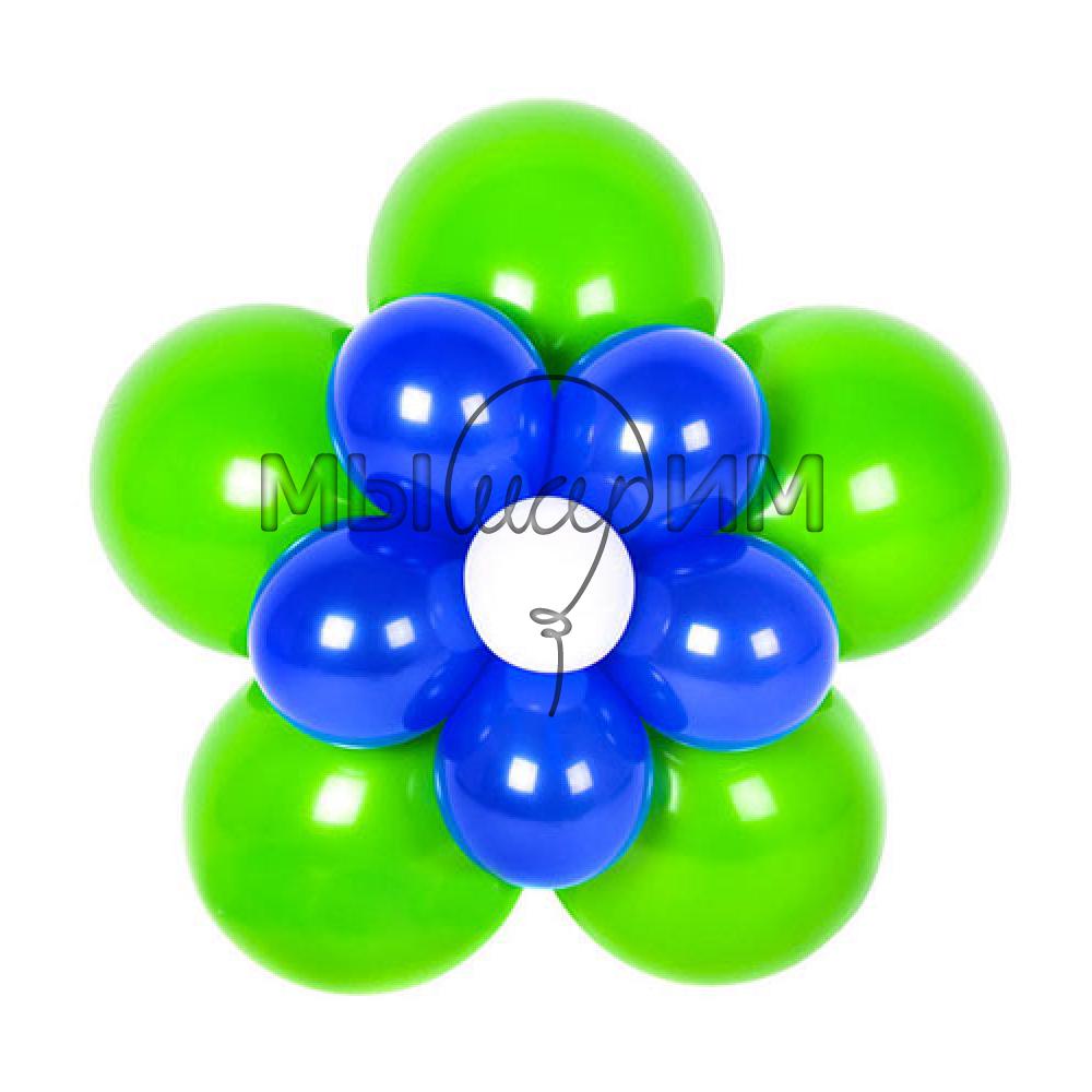 Цветок из 11 шаров