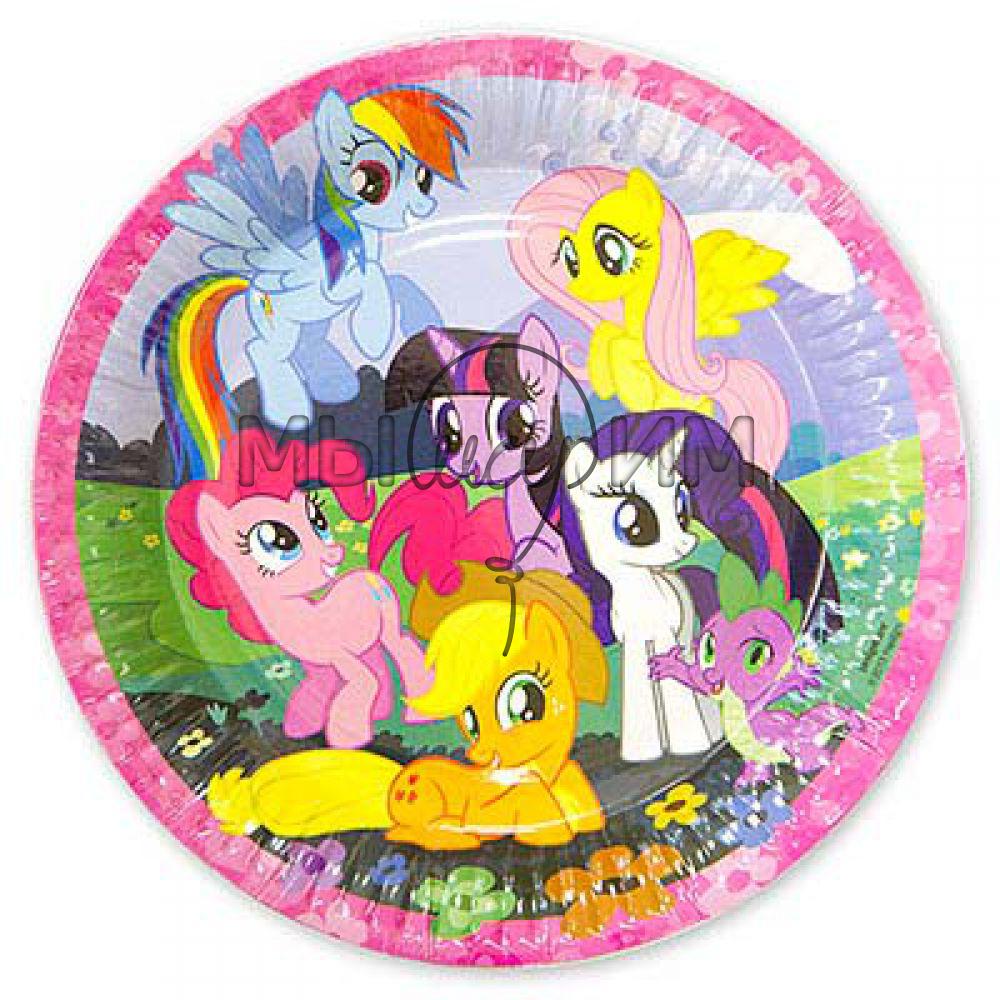 Тарелки My Little Pony 23см, 8шт