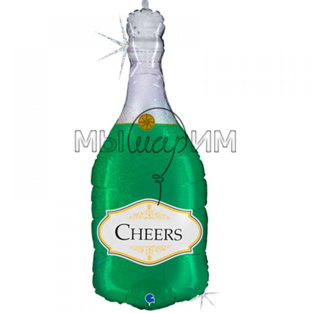 Фольгированный шар Фигура "Бутылка шампанского"