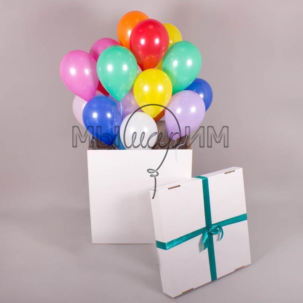 Коробка-сюрприз с 13 шарами