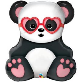 Фольгированный шар Влюбленная панда