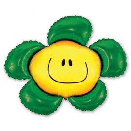Фольгированный шар Цветок зеленый