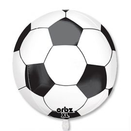 Фольгированный шар 3D СФЕРА 16" Мяч футбольный