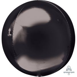 Фольгированный шар 3D СФЕРА Металлик Black