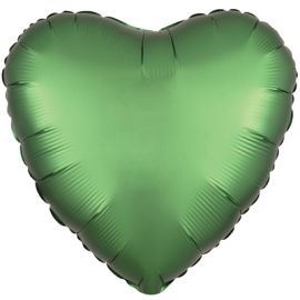 Фольгированный шар СЕРДЦЕ 45 см Сатин Emerald
