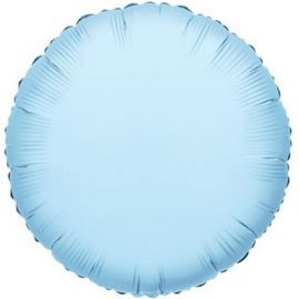 Фольгированный шар 45 см КРУГ Пастель Blue