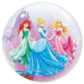 Фольгированный шар BUBBLE 22" Disney Принцессы