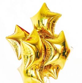 Фольгированный шар 45 см ЗВЕЗДА Золотая