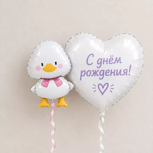 Шары для девочки — пример красивой композиции из воздушных шаров