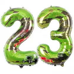Цифры 23 февраля Фольгированные шары - цифры